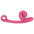 Snail Vibe Curve - 2u1 klitoris vibrator (ružičasti)