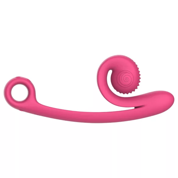 Snail Vibe Curve - vibrator za klitoris i penetraciju - 2u1 - rozi