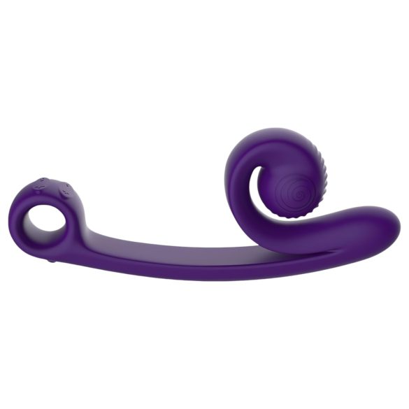 Snail Vibe Curve - 2u1 klitoralni vibrator (ljubičasti)