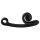 Snail Vibe Curve - 2u1 crni vibrator i stimulator klitorisa