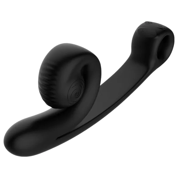 Snail Vibe Curve - 2u1 vibrator za klitoris (crni)