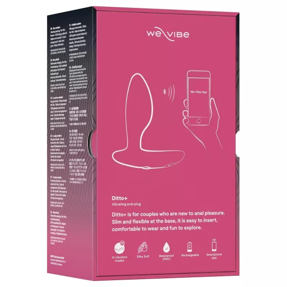 We-Vibe Ditto+ - pametni, punjivi analni vibrator (ružičasti)