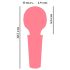 You2Toys Mini Wand - punjivi masažni vibrator (ružičasti)