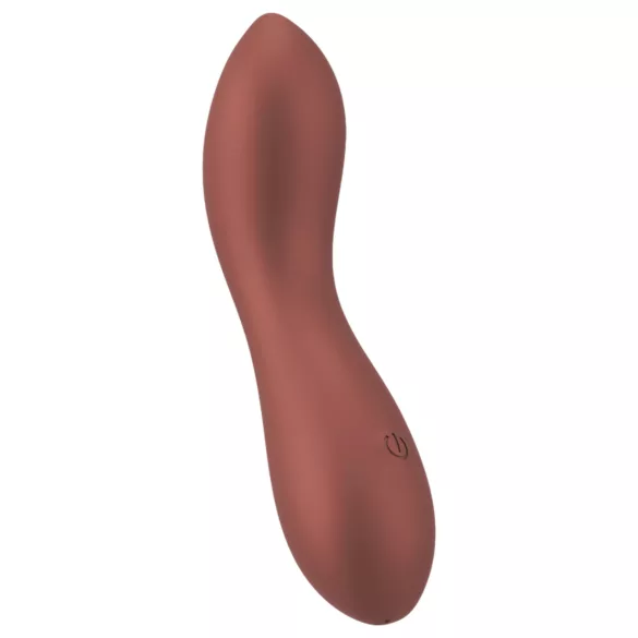 Smile - mini G-točka vibrator - fleksibilan - brončana boja