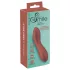 Smile - mini G-točka vibrator - fleksibilan - brončana boja