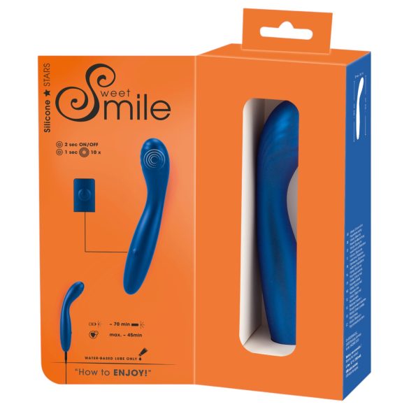 Smile - fleksibilni G-točka vibrator - plava