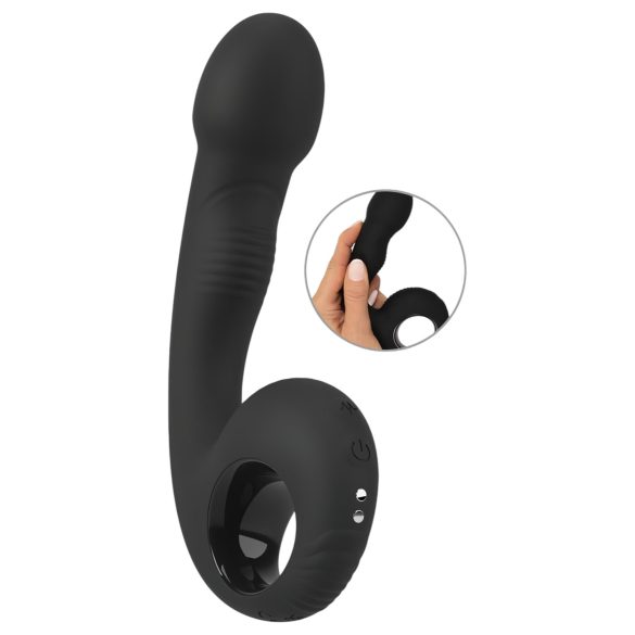 Crni Baršun - G i P točka vibrator (crni)