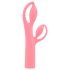 You2Toys Fabulous - punjivi vibrator s klitoralnim nastavkom (pink)