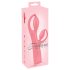 You2Toys Fabulous - punjivi vibrator s klitoralnim nastavkom (pink)