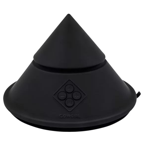 The Cowgirl Cone - pametna seks-mašina s različitim nastavcima (crna)