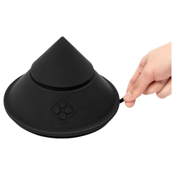 The Cowgirl Cone - pametna seks-mašina s različitim nastavcima (crna)