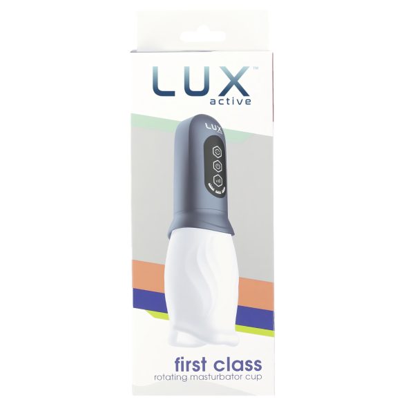 LUX Active First Class - rotirajući masturbator (bijelo-sivo)