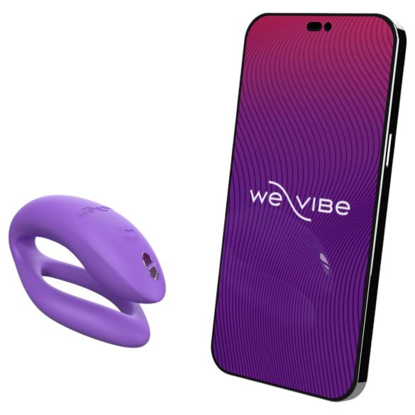 We-Vibe Sync O - vibrator za parove - pametan, punjiv - ljubičasta