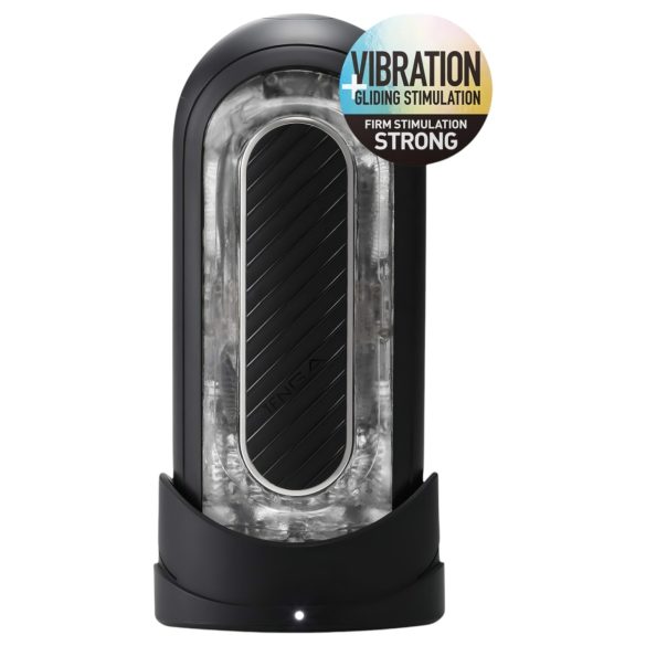 TENGA Flip Zero - snažni masturbator (crna)