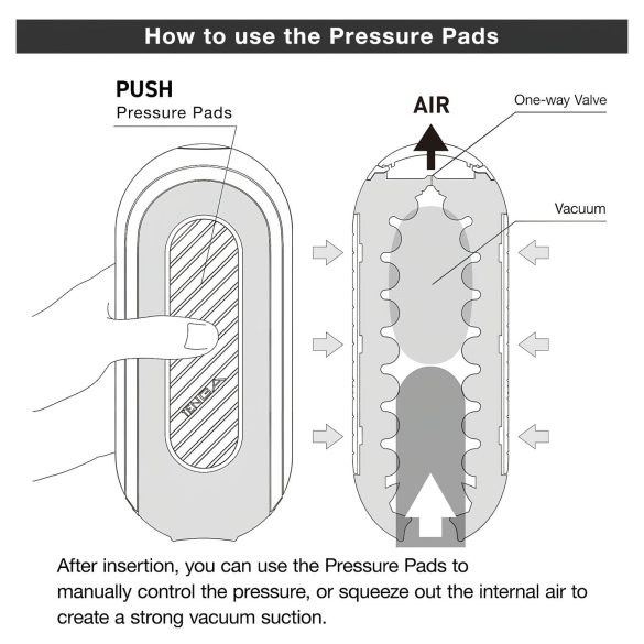 TENGA Flip Zero - snažan masturbator (crni)
