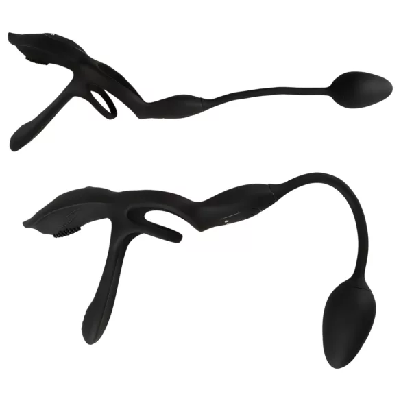 Couples Choice - vibrirajući prsten za penis za parove - multifunkcionalni