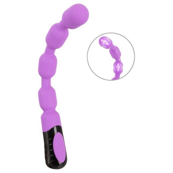 You2Toys - G- i P-točka vibrator s kuglicama (ljubičasti)