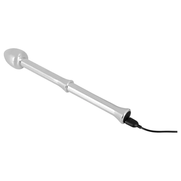 Rebel - metalni vibrator za prostatu (srebrni)