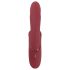 Javida 2 u 1 Zeko - punjivi vibrator s klitoralnim nastavkom (crveni)