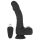 Naked Addiction - realističan vibrator s rotacijom i potiskivanjem (crni)