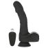 Naked Addiction - realističan vibrator s rotacijom i potiskivanjem (crni)