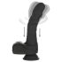 Naked Addiction - realističan vibrator s rotacijom i potiskivanjem (crni)