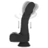 Naked Addiction - realistični vibrator s rotacijom i penetracijom - crni