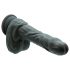 Naked Addiction - realističan vibrator s rotacijom i potiskivanjem (crni)
