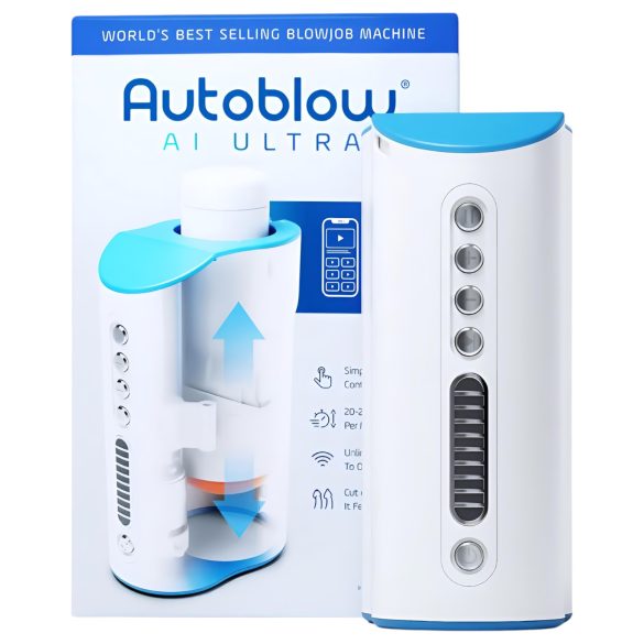 Autoblow A.I. Ultra - ultra masturbator sa super usnama (bijela)