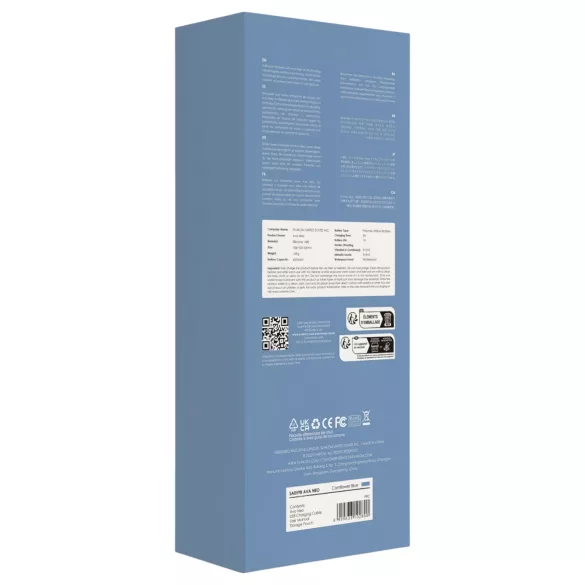 Svakom Ava Neo - vibrator s funkcijom guranja - pametan - plava