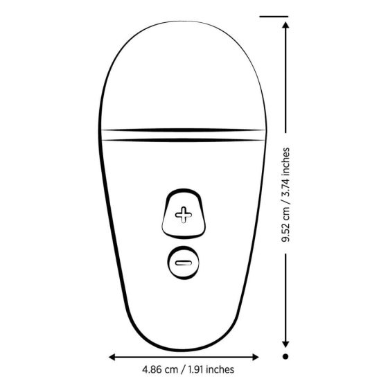 ROMP Free X - stimulator klitorisa na baterije, zračni valovi (ljubičasti)