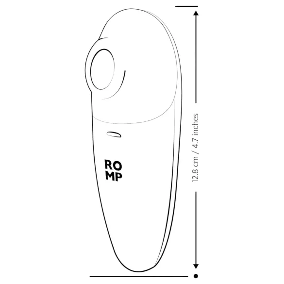 ROMP Switch X - stimulator klitorisa na zračne valove - breskva