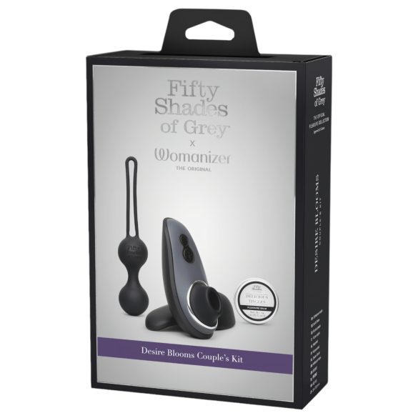Womanizer Desire Blooms set - erotski set od 3 dijela (crni)