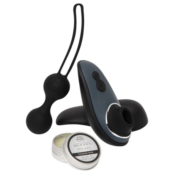 Womanizer Desire Blooms set - erotski set od 3 dijela (crni)
