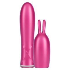   Durex Tease & Vibe - bežični štapni vibrator sa zečićem stimulatorom klitorisa (roza)