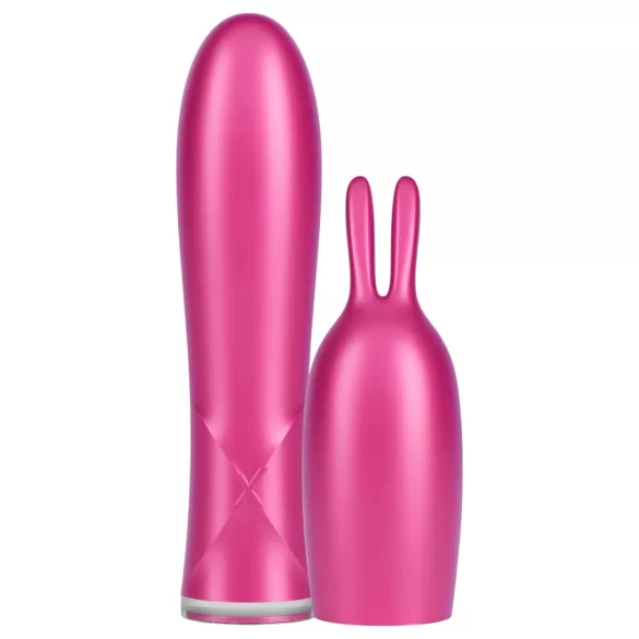 Durex Tease & Vibe - vibrator štapić s klitoralnim nastavkom zec - ružičasti