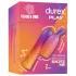 Durex Tease & Vibe - vibrator štapić s klitoralnim nastavkom zec - ružičasti