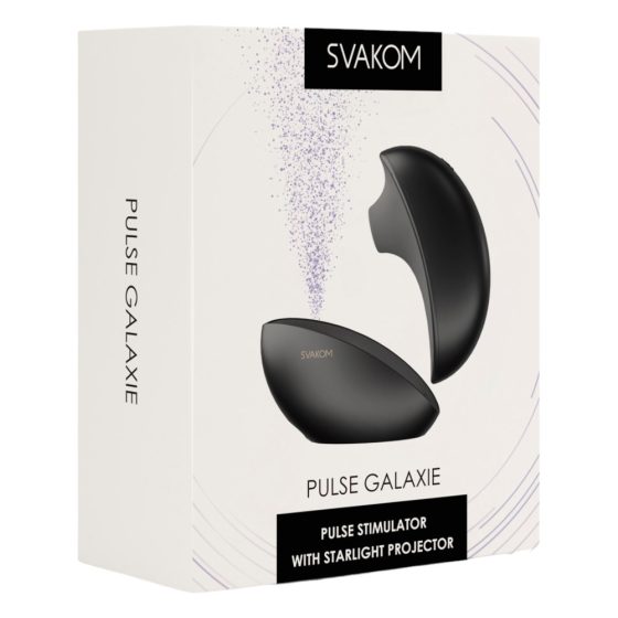 Svakom Pulse Galaxie - zračni stimulator klitorisa s projektorom (crni)