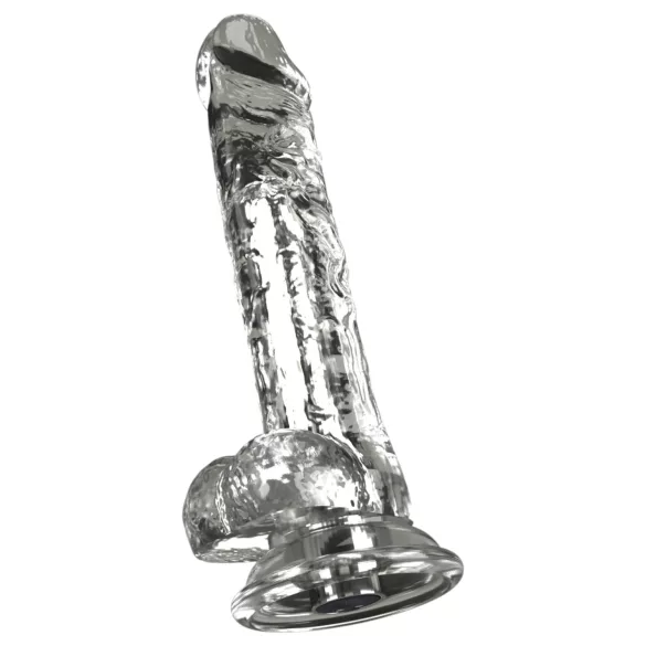 Crystal - Vibrator s vakuumskom čašicom (prozirni)