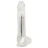 Crystal - Vibrator s vakuumskom čašicom (prozirni)