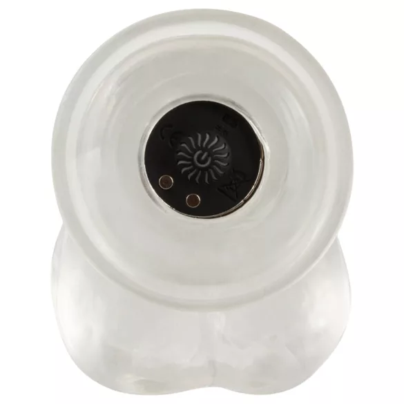 Crystal - Vibrator s vakuumskom čašicom (prozirni)