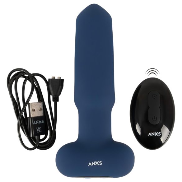 ANOS - analni vibrator s jezikom - plava