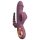 You2Toys - punjivi trostruki vibrator (ljubičasti)