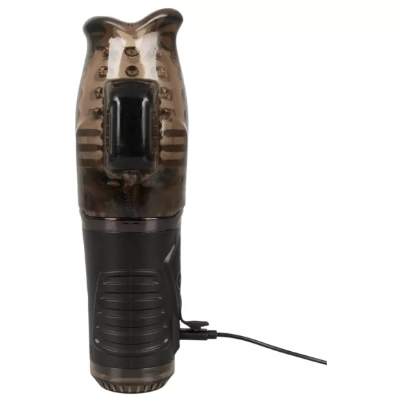 Stroker - masturbator s vakuumom i vibracijom - siva