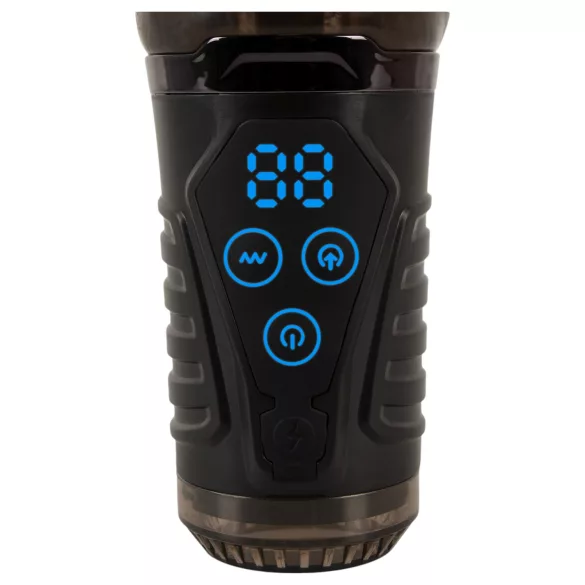 Stroker - masturbator s vakuumom i vibracijom - siva