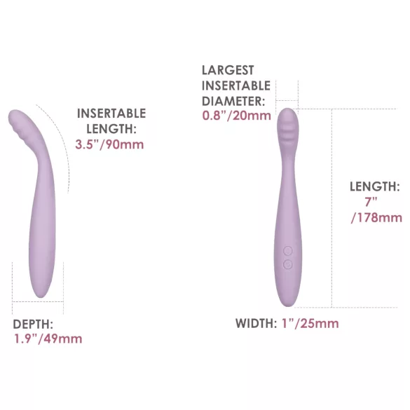 Svakom Cici 2 - vibrator za G-točku - inteligentni - silikon - ljubičasti