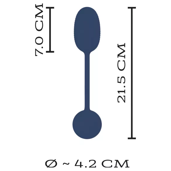 You2Toys Intense RC - vibracijsko jaje - crna