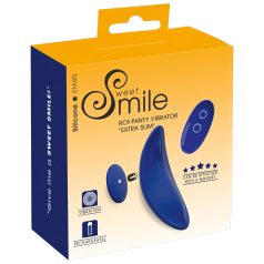   Smile - ekstra tanki vibrator gaćice s daljinskim upravljačem (plave)