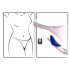 Smile - ekstra tanki vibrator gaćice s daljinskim upravljačem (plave)