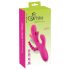 SMILE - trostruki vibrator s jezičkom (ružičasti)